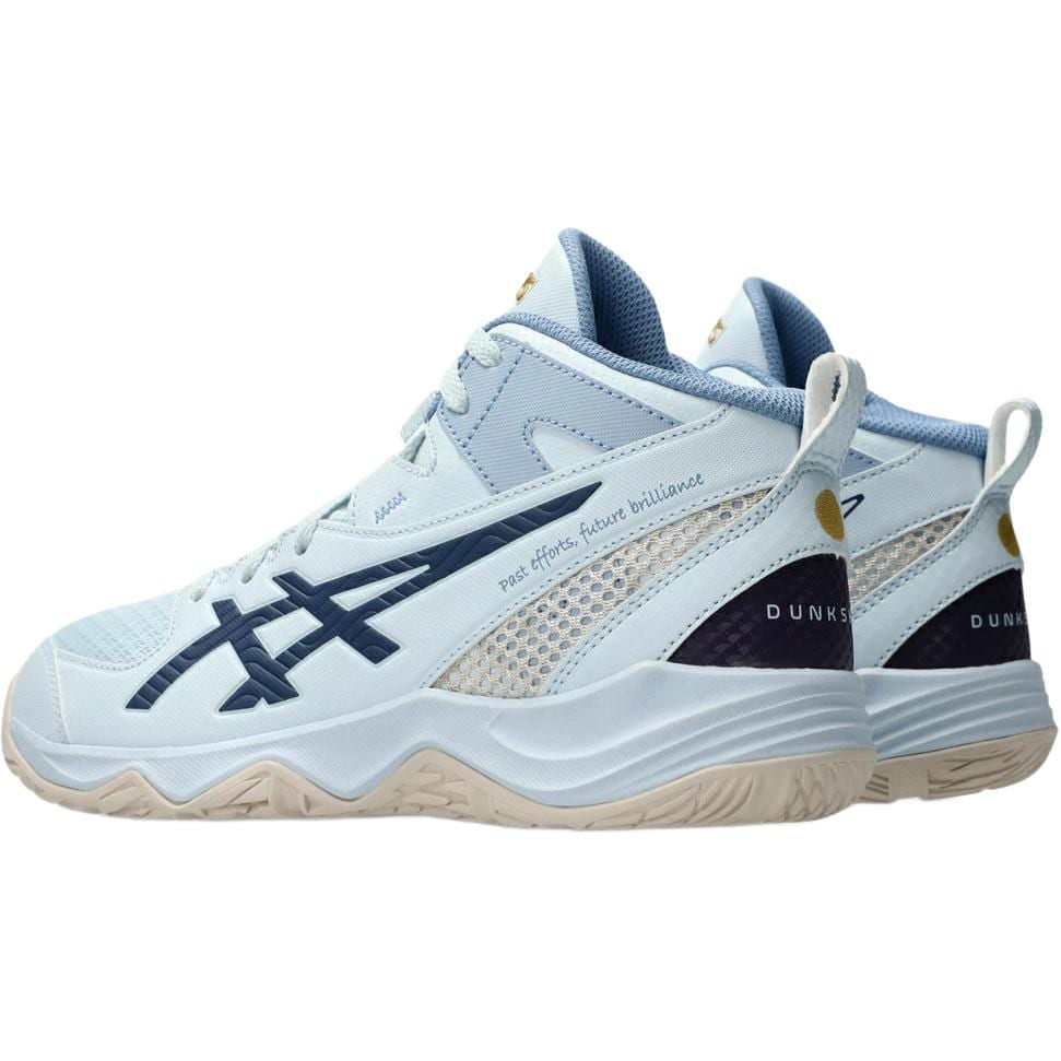 ASICS DUNKSHOT MB 10 Mid top Children's Basketball Shoes White Blue Kids' 1064A023-401