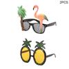 2-9Pcs Hawaiian Glasses Kit Luau Summer Birthday Decoration Tropical Party Favors Funny Sunglasses Props Beach Wedding Supplies