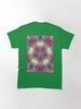 Pentangle Pastel Shades Multicolored Kaleidoscope Pentangle Pattern 12 Classic T-Shirt