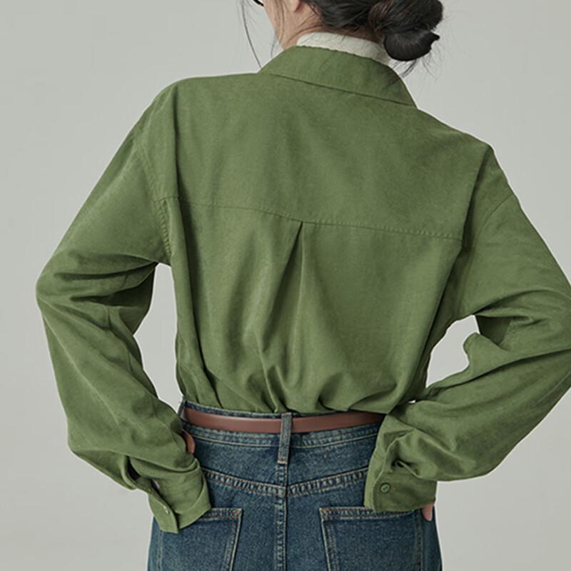 Women's Elegant Loose Fit Long Sleeve Blouse