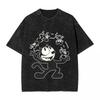 The Cat Name Felix Woman Men Cotton Washed Hot Stamping Print TShirt Harajuku Cotton Tshirt Mens Summer Short Sleeve Tees