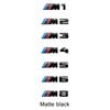 3D ABS Car Trunk Lid Sticker BMW M Emblem for M1 M2 M3 M4 M5 M6 M7 M8 E46 E36 E34 F10 E90 F30 E60 E53 E30 E92 E Series XB5