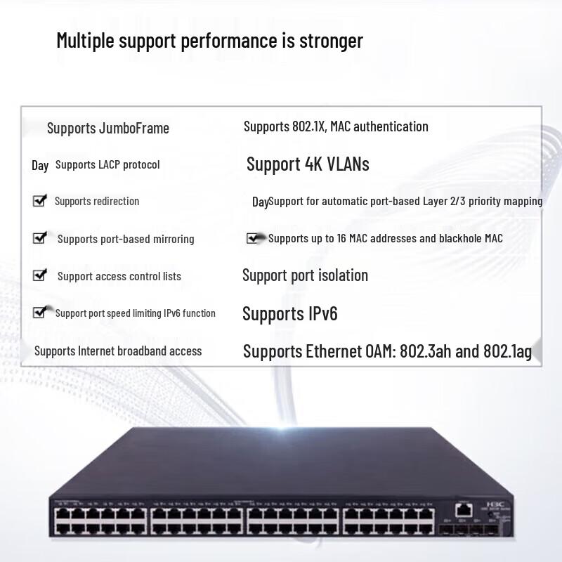 H3C S5130S-52S-PWR-EI-AC Managed POE Switch