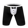 Men'S Sexy Tuxedo Boxer Briefs Sissy Pouch Shorts Panties With Bow Tie Waiter Costume Lingerie Underwear Nightclub Maid Uniform