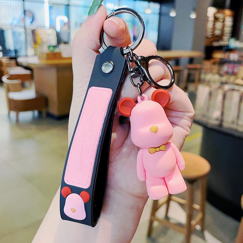 Bear Dj Unique Keychain Resin Cartoon Decoration For Special Occasions Parties And