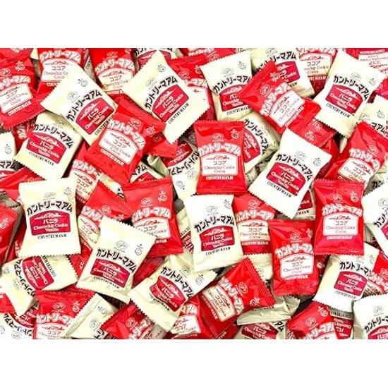 Country Maam 108 bags bulk assorted (vanilla cocoa) over 1kg large capacity snacks treats gifts parties various events Fujiya