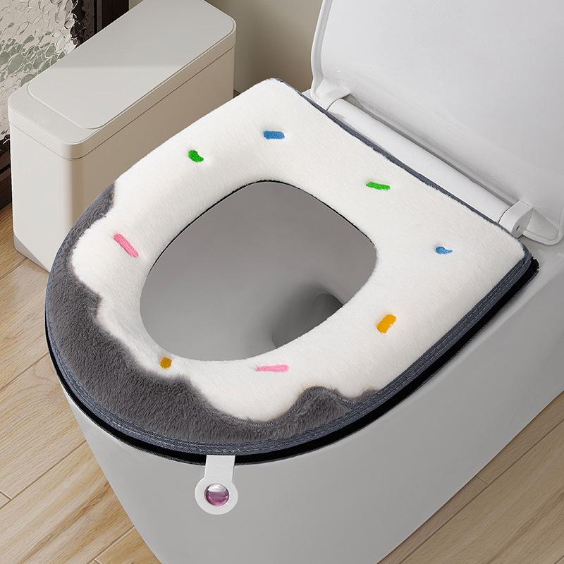 Thickened toilet seat seat cover Household toilet cover Universal waterproof toilet cover