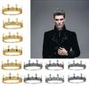 Elegantes Herren-Kopfschmuck-Diadem-Krone-Haarband für Cosplay und besondere Anlass-Themenveranstaltung-Verkleidung-Haarband