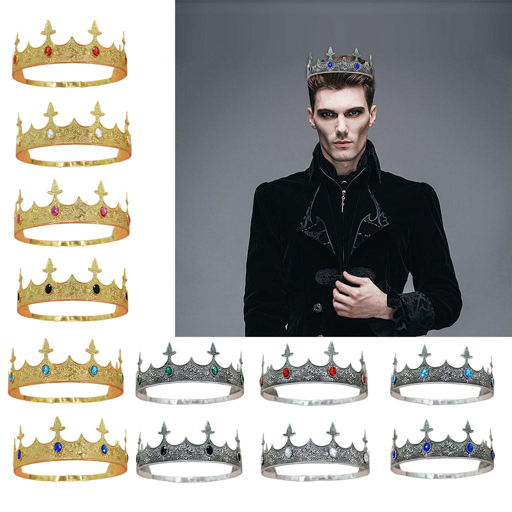 Elegantes Herren-Kopfschmuck-Diadem-Krone-Haarband für Cosplay und besondere Anlass-Themenveranstaltung-Verkleidung-Haarband