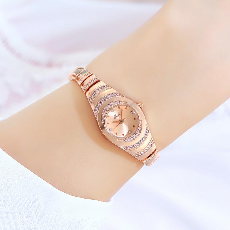 Women'S Bracelet Watch Medieval Niche High-End Diamond-Encrusted Quartz Watch Women'S High-Value Waterproof Watch