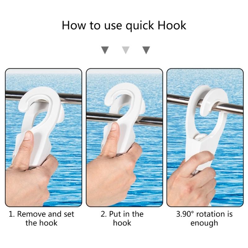 Boats Rail Fenders Hangers Anti Collision Mudguard Hooks Replacement Sail Fenders Hanger Plastic Boats Fenders Hanger