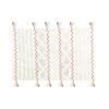 The Linen Yard Diamond Tassel Bath Mat