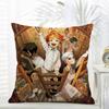 The Promised NNeverland Cushion Cover Daily Washable Linen Pillowcase Soft  for Sofa Bed Home Room Decor