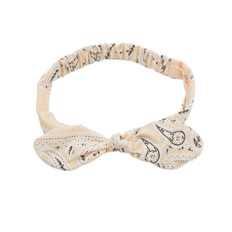 Fresh & Sweet Bunny Ear Knotted Elastic Headband - Hair Accessories