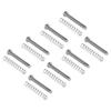 8 Set Guitar Pickup Screw Spring Iron Double Coil Pickup Frame Mounting Screws and Springs Silver