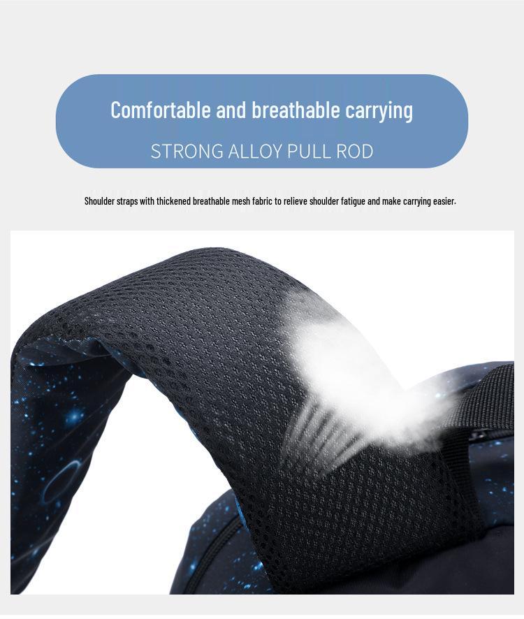 Lightweight Trolley Backpack for 3-6 Grade Students – Stair-Climbing Design for Boys and Girls