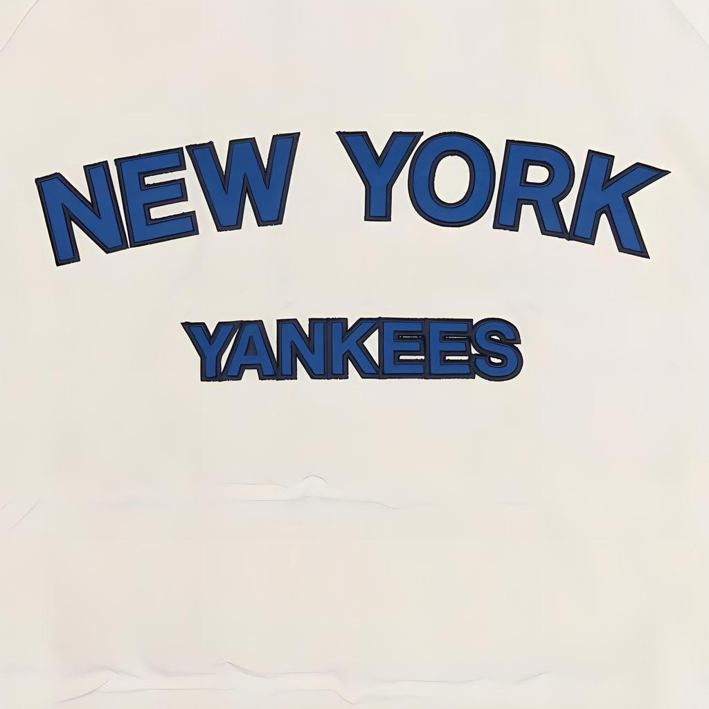 MLB New York Yankees VARSITY RIB LIGHT SHORT DOWN JKT Down Jacket Unisex Dark Cream 3ADJV0146-50CRD