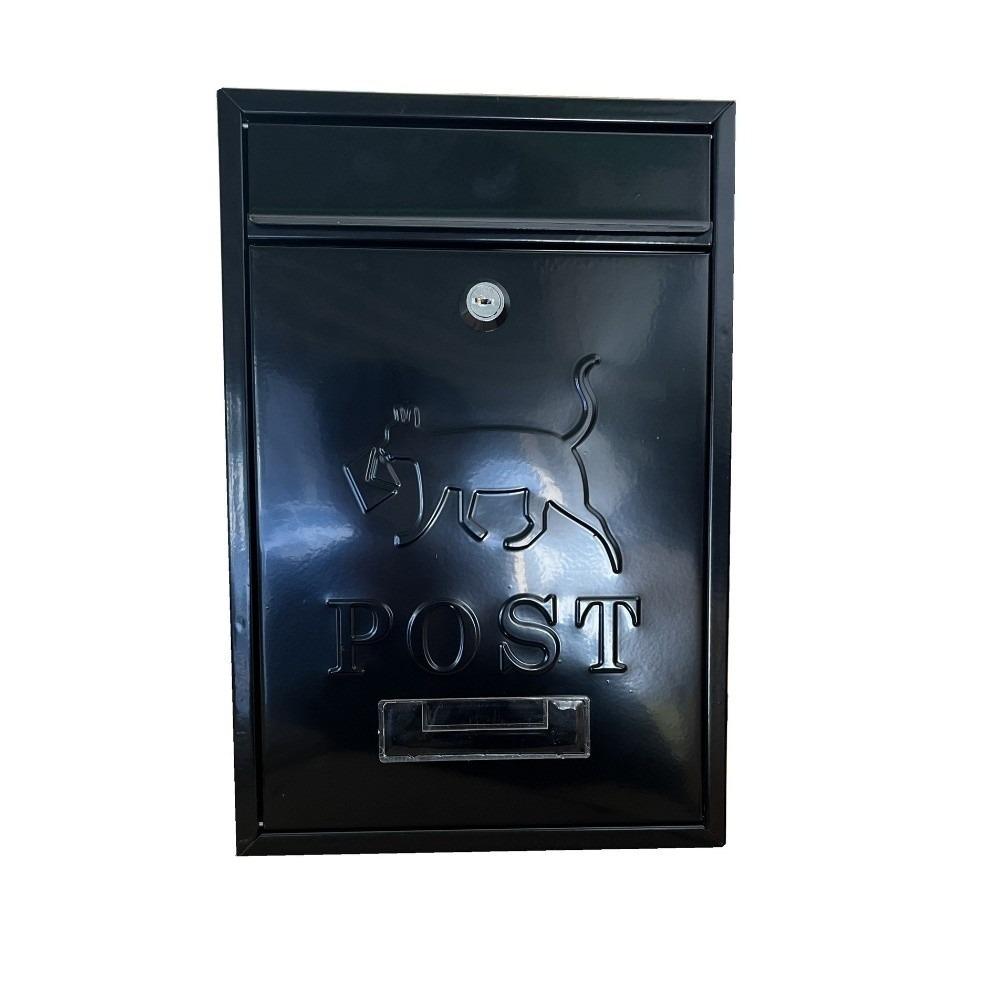 Iron Tinplate Letter Boxes Safe Locking Metal Email Suggestion Box Large Mail Drop Box  Garden
