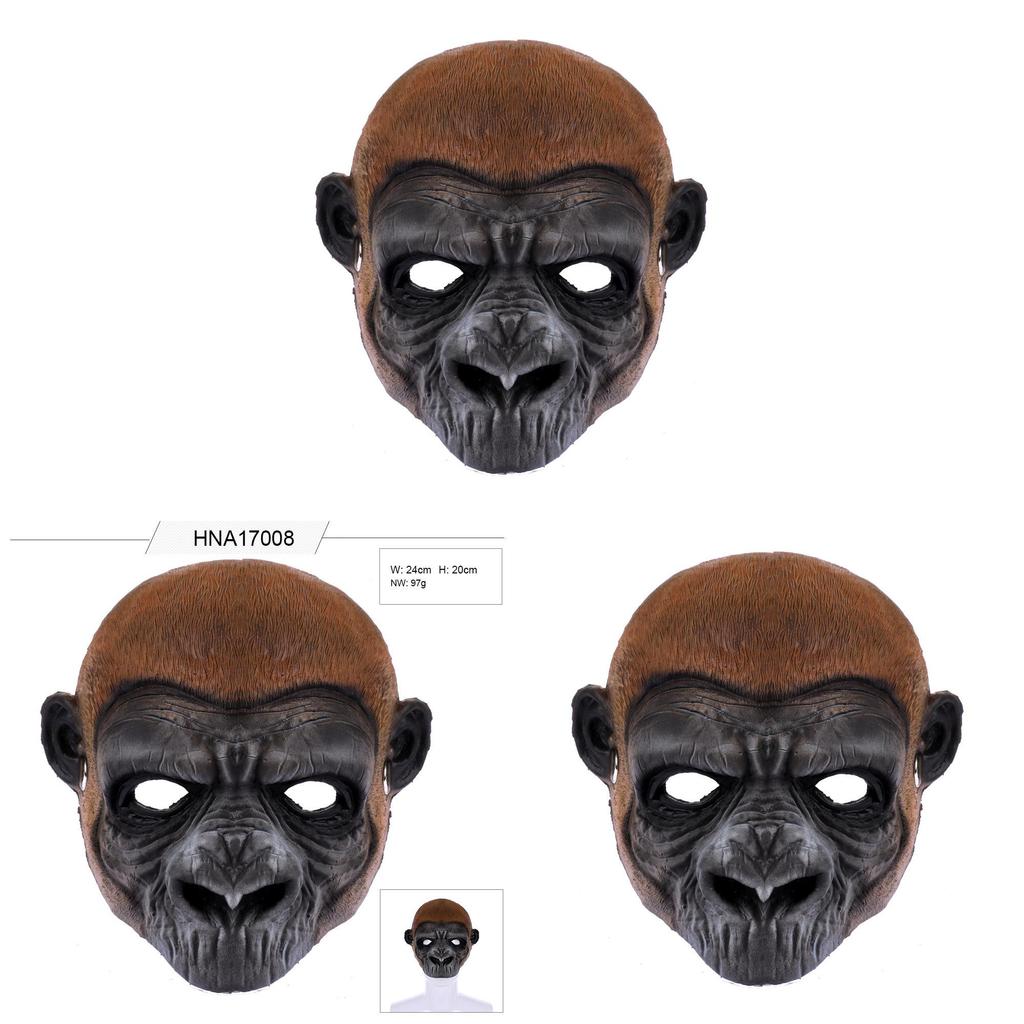 Halloween-Gorilla-Maske aus Schaumstoff für Kostümpartys und Cosplay-Events