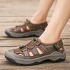 Mode Sommer Sandalen mit weicher Sohle Bequem und hochwertig Retro-Stil Freizeit Outdoor Strand Freizeit Business Büro Herrenschuhe