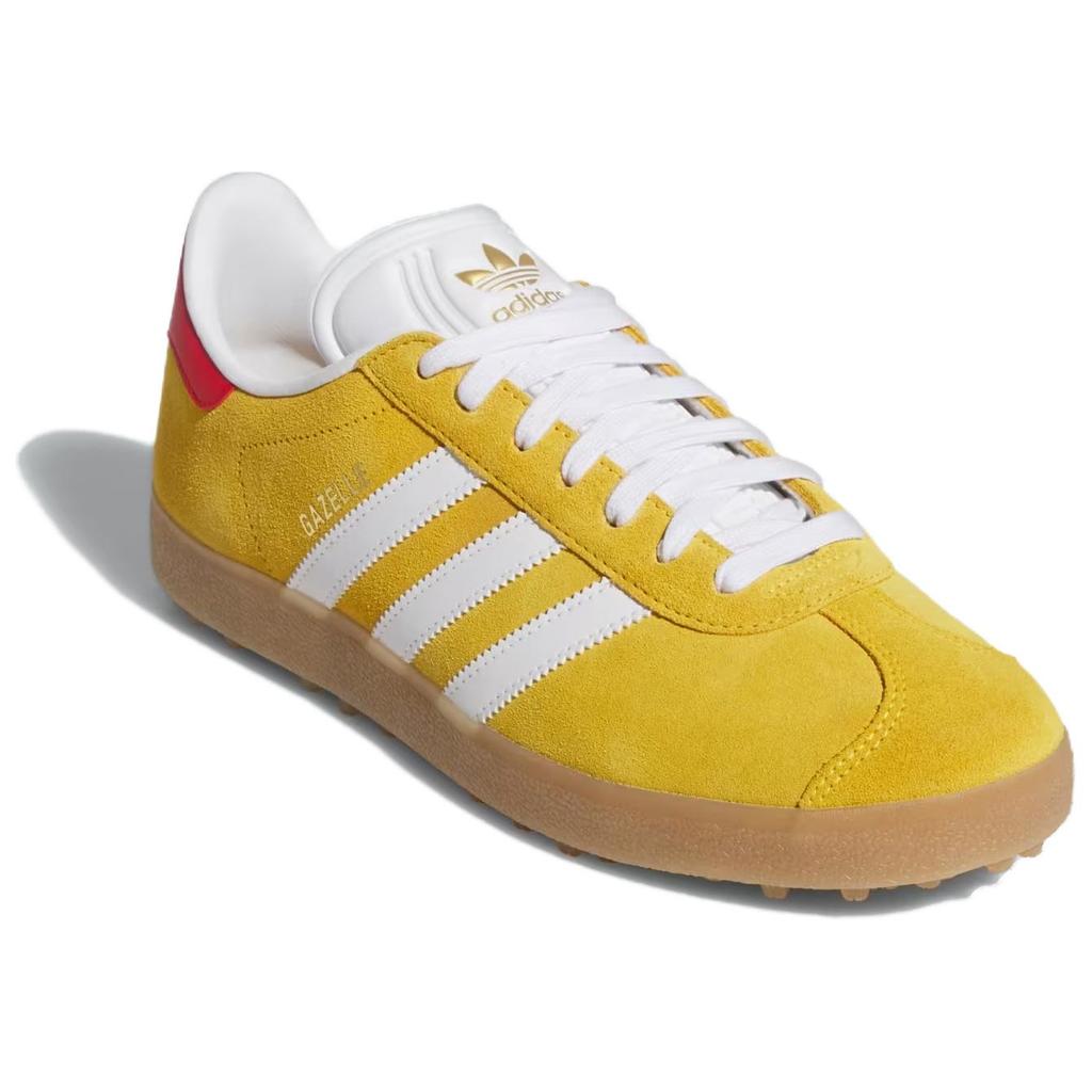 Adidas Gazelle Spikeless Golf Bold Gold Unisex Sneakers Cloud-White Better-Scarlet JS1896