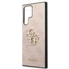 Guess GUHCS22L4GMGPI S908 S22 Ultra różowy/pink twarde etui 4G Duże Metalowe Logo