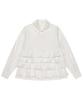 Ohesio Cancan Frill Blouse, White