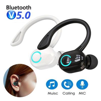 S10 Bluetooth 5.2 Headset Long Standby Business Sport Ear Hook Earphone Handfree Calling Single-Ear Headphone Wireless Earbuds with Mic for Phone