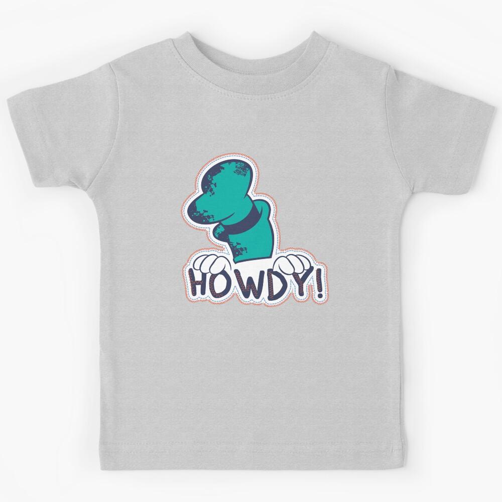 Goofy Howdy Name Badge 03 Kids T-Shirt 170