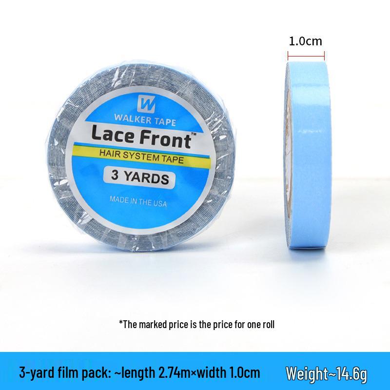 Wasserfestes Bio-Scalp Doppelseitiges Blaues Perückenband auf Rolle für Haarteile & Extensions