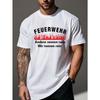 European Sizes Humorous German Crinkle Men'S Tee