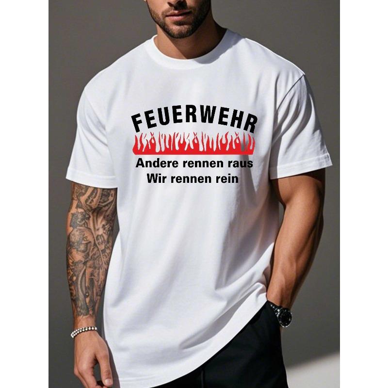 European Sizes Humorous German Crinkle Men'S Tee