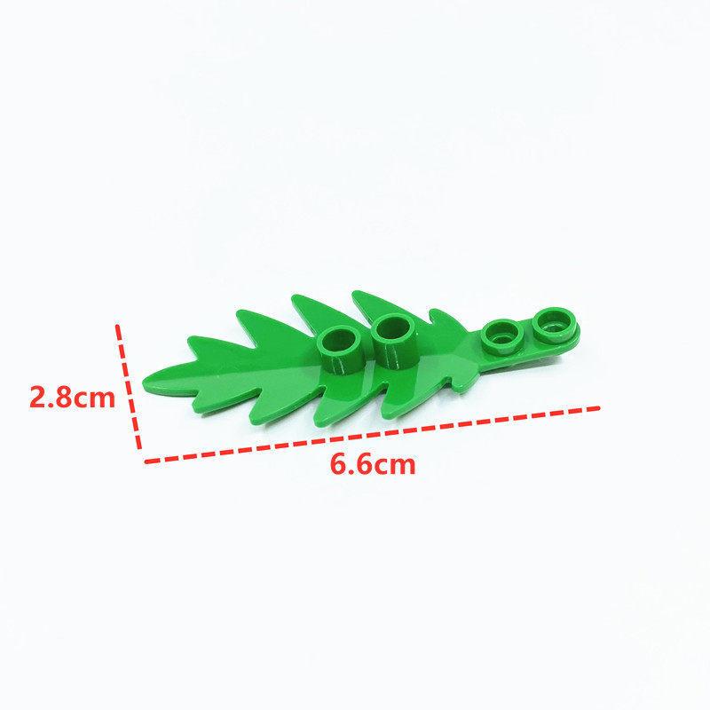 

Строительный блок для сборки мелких частиц, совместимый с конструктором своими руками, 6148, разбросанные аксессуары, цвет пальмового листа, зеленый 4258459 1 piece