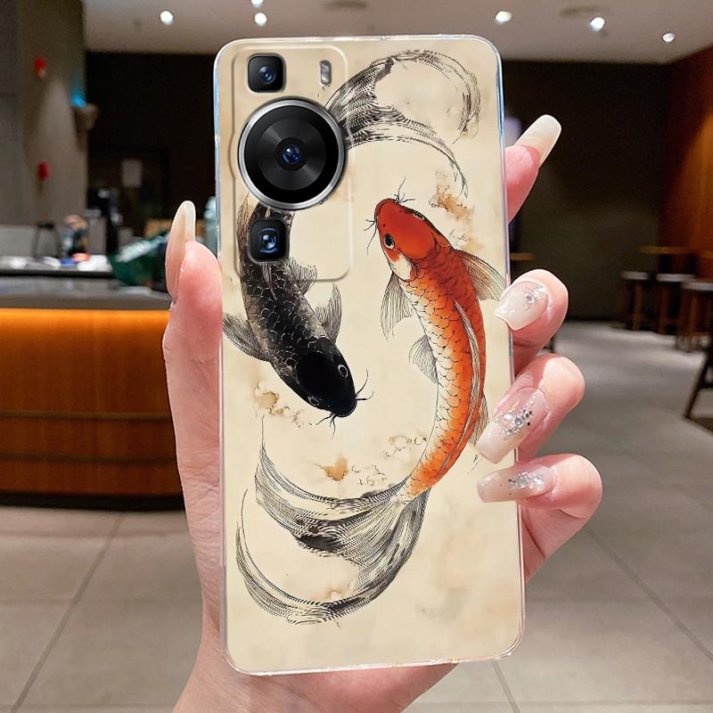 

Casing For Huawei P60 Pro P60Pro P 60 Pro 60Pro 5G Phone Case Luxury Dragon Cute Cool Boys Girls Transparent Silicone Back Cover Huawei P60 Pro
