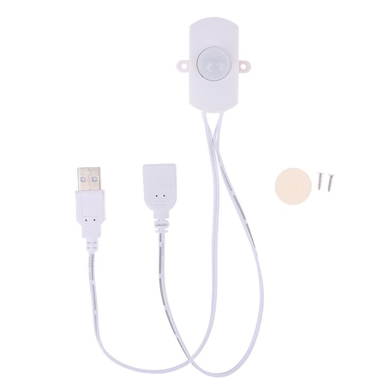 

Usb Pir Датчик движения Переключатель Корпус Инфракрасный Интеллектуальный Датчик Датчика Переключатель белый