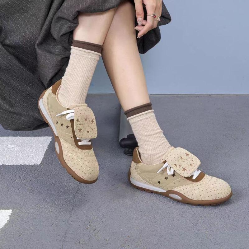 Ballet style flip polka dot women's new fashion versatile light sports stars