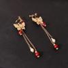 Xiuhe Headwear Accessories Chinese Hanfu Bridal Hair Accessories Set Tassel Dragon Phoenix Coat Hair Accessories Ancient Gifts