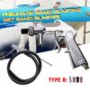 Sandblaster Feed Blast Spray Gun Sandblasting Gun Abrasive Tool Ceramic Nozzles Tips Kit Pneumatic Tools