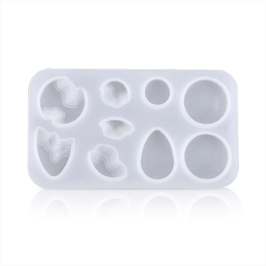 Resin Coastline Pendant Mold Flexible Tear-resistant DIY Molds Hanging Jewelry Mould Self-relaxing Manual Artcraft Gagets