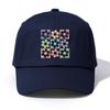 1pc FLOWERS Print  Baseball Cap for Adults,  Minimalist Retro Style Casual Soft Adjustable Dad Hat, Perfect As Gift