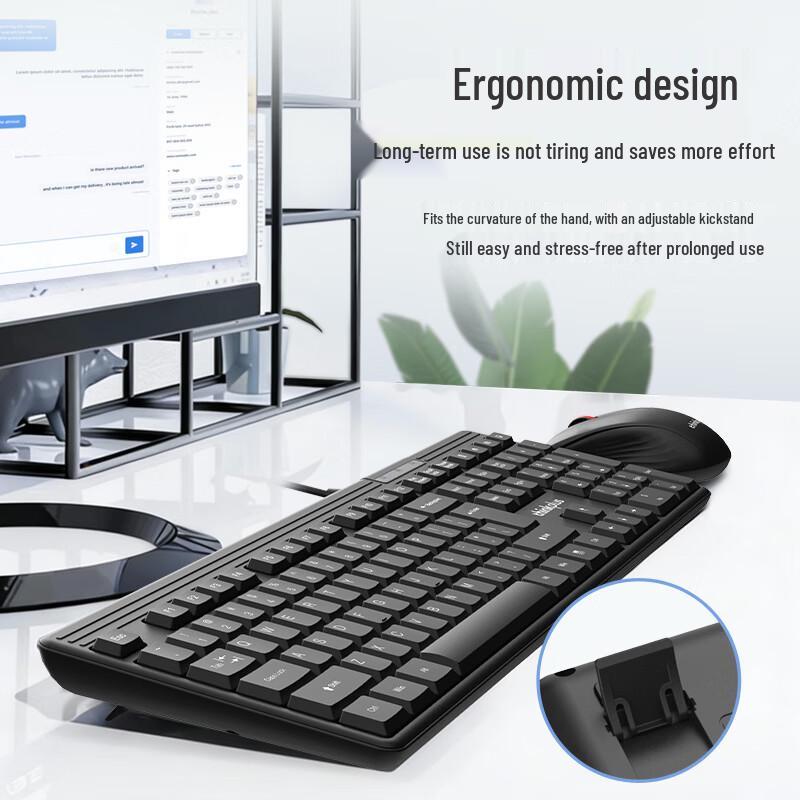 Lenovo ThinkPlus KM110Pro Wired Keyboard and Mouse Combo