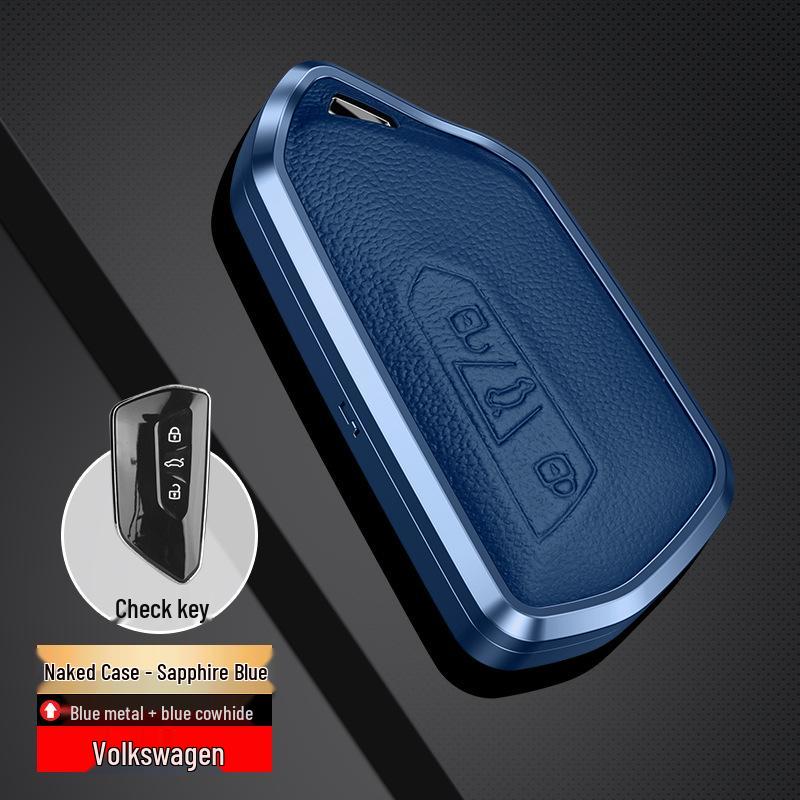 

Чехол для ключа из натуральной кожи для Volkswagen Golf 8 и Teramont Gift Box