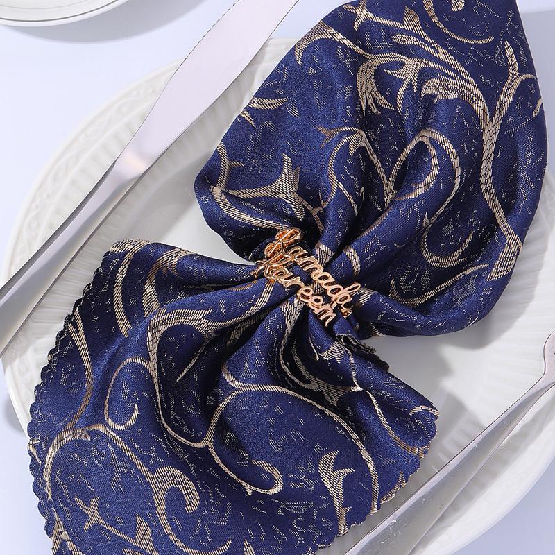 1 Piece of Ramadan Ring, Mubarak Muslim Islamic Family and Friends Gathering Table, Family Decoration Gift XYZ