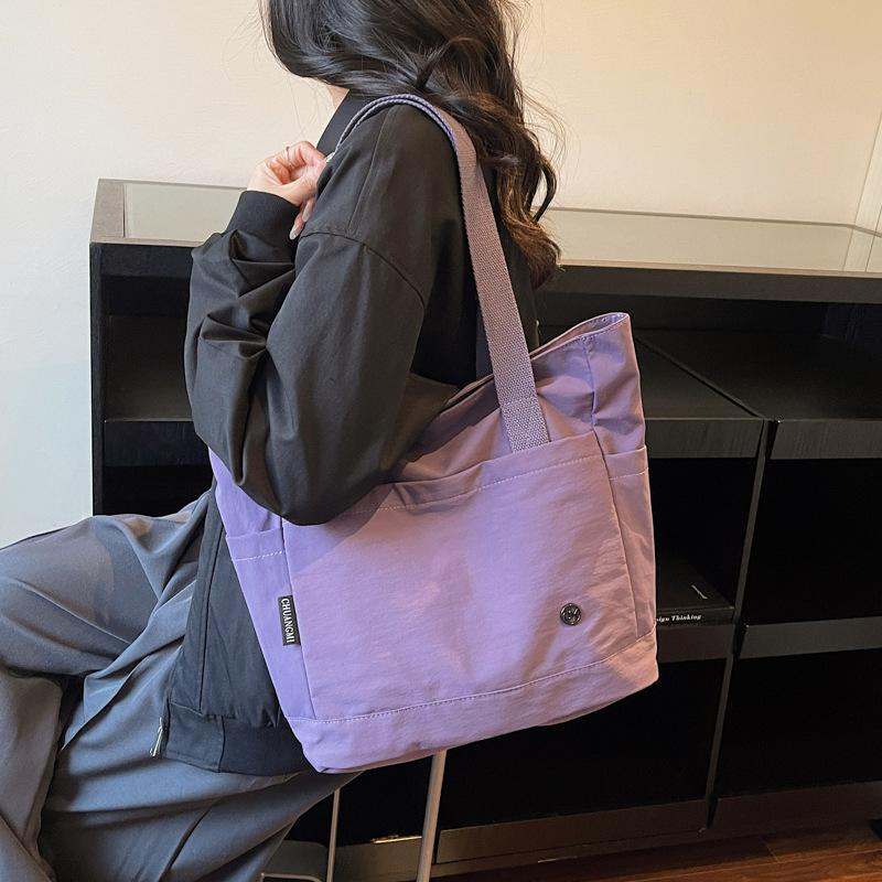 Large Capacity Cloth Bag Bag Female Tote Bag To Work Commuting Shoulder Leisure Student Class Tote Bag