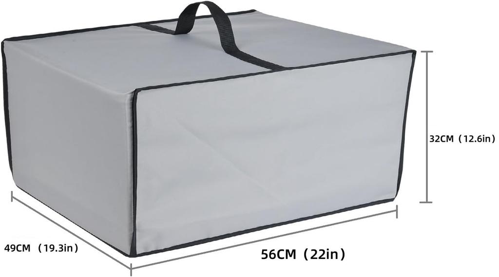 Amerbtech Printer Cover for Epson PX-M6011F - Protective Case, Dust Cover, Nylon Fabric, Waterproof, Dustproof, Anti-static, PC Accessory, 56cm X 49cm