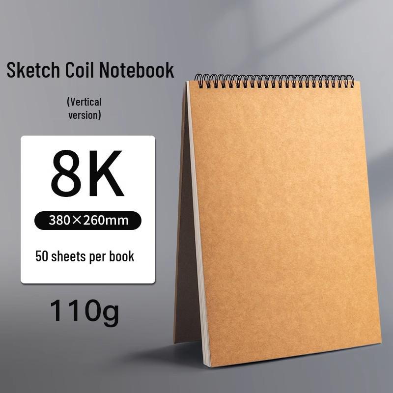 Compact Thickened Hardcover Spiral Sketchbook for Art & Primary Students, 32k Quick Sketch Drawing Book.