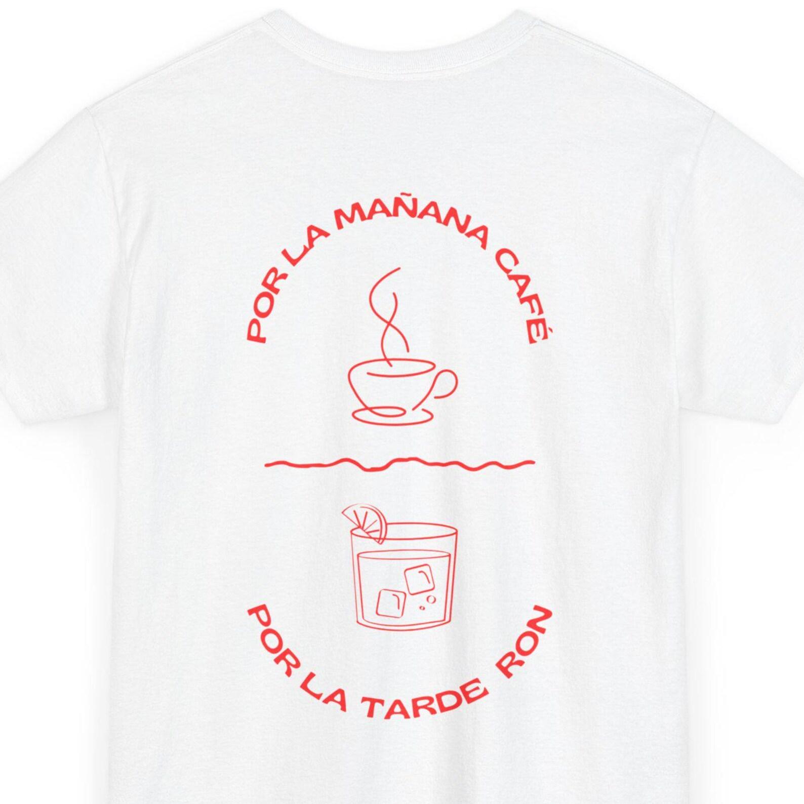 Coffee and Rum T-Shirt | Morning Coffee, Afternoon Illustration L