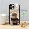 Cute Baby Sea Otter Phone Case For iPhone 17,16,15,14,13,12,Plus,Pro,Max For Magnetic Wireless Charge