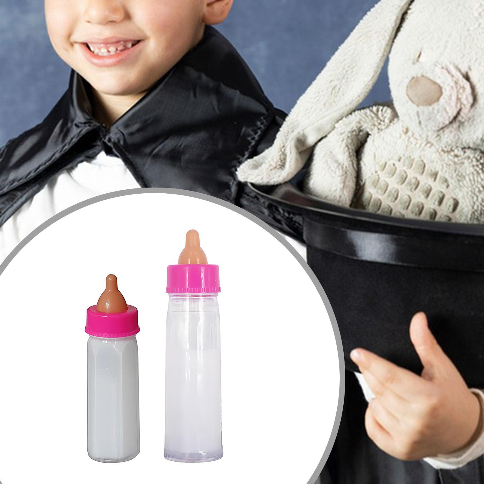 

2x Бутылки с исчезающим молоком Игрушки для подростков Подарки Фокусник Легко показывать Портативный Креативный Сцена