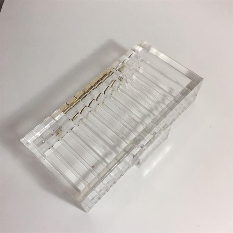 New Design Transparent Acrylic Evening Bag Women Clear Purse Chain Shoulder Crossbody Clutch Luxury Brand Wedding Party Handbags